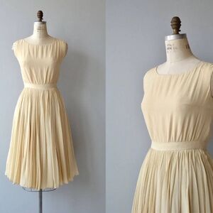 Vintage 1950s Silk Party Dress